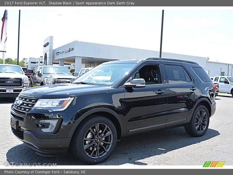 Shadow Black / Sport Appearance Dark Earth Gray 2017 Ford Explorer XLT