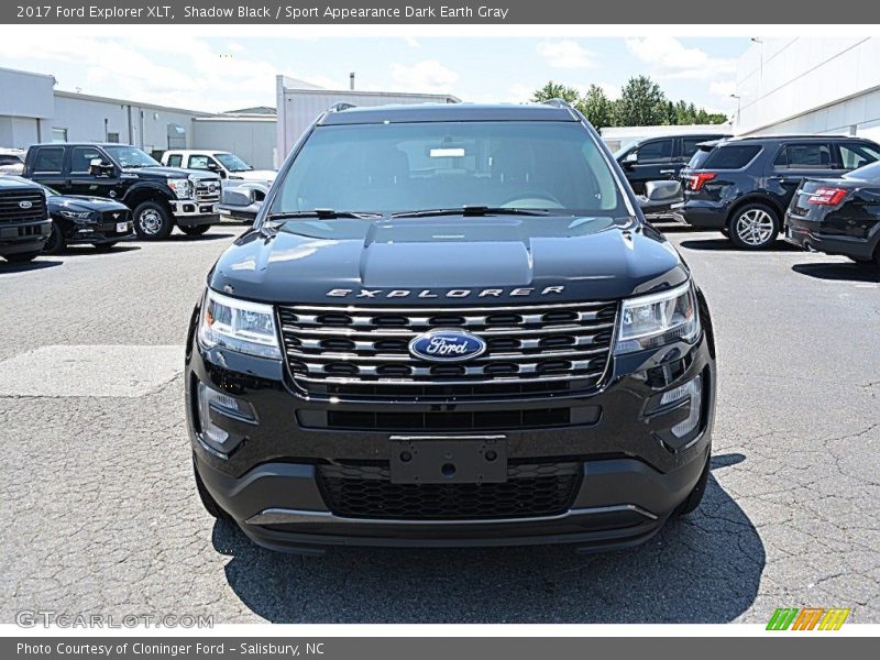 Shadow Black / Sport Appearance Dark Earth Gray 2017 Ford Explorer XLT