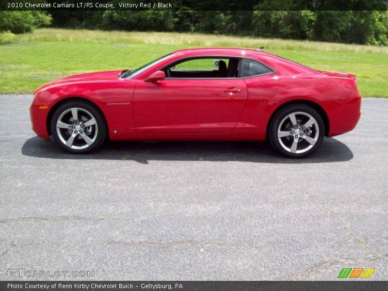 Victory Red / Black 2010 Chevrolet Camaro LT/RS Coupe