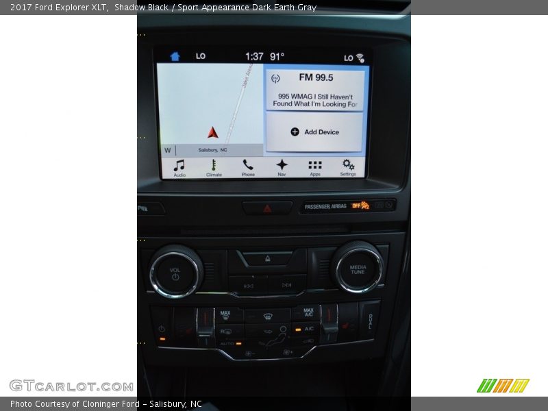 Shadow Black / Sport Appearance Dark Earth Gray 2017 Ford Explorer XLT