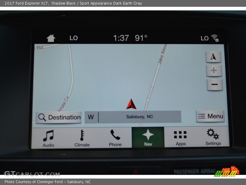 Shadow Black / Sport Appearance Dark Earth Gray 2017 Ford Explorer XLT