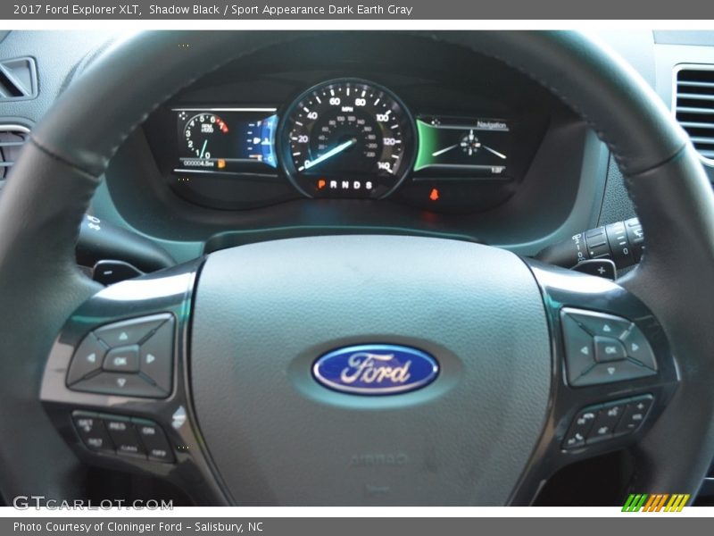 Shadow Black / Sport Appearance Dark Earth Gray 2017 Ford Explorer XLT