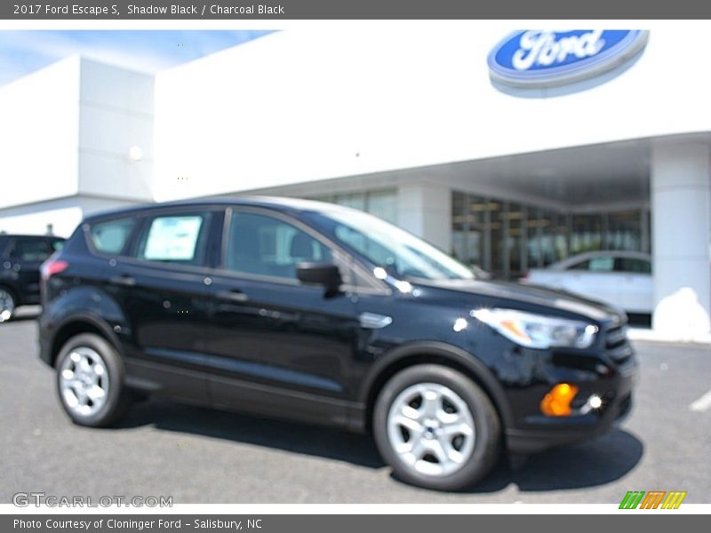 Shadow Black / Charcoal Black 2017 Ford Escape S