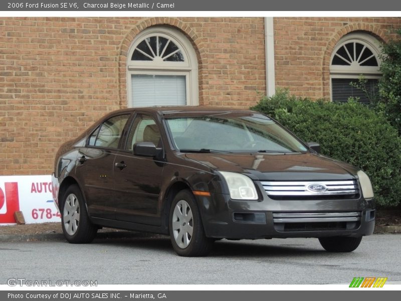 Charcoal Beige Metallic / Camel 2006 Ford Fusion SE V6