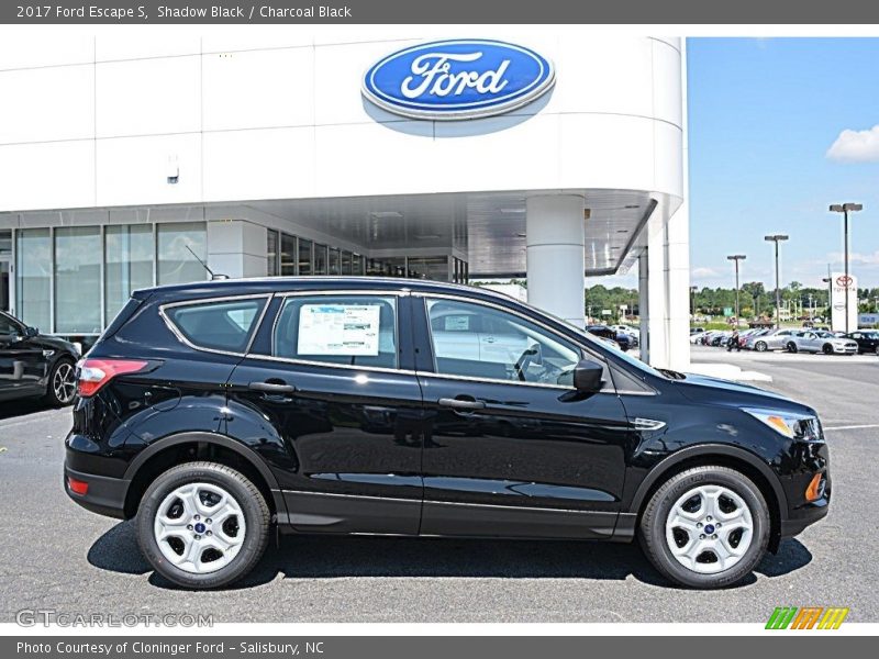 Shadow Black / Charcoal Black 2017 Ford Escape S