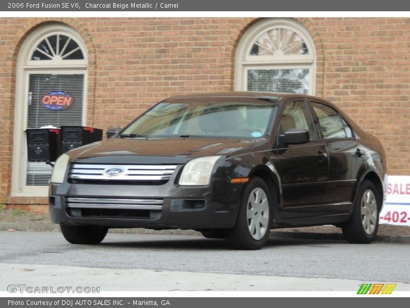 Charcoal Beige Metallic / Camel 2006 Ford Fusion SE V6
