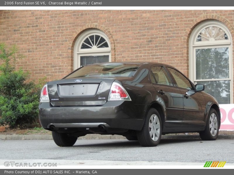 Charcoal Beige Metallic / Camel 2006 Ford Fusion SE V6
