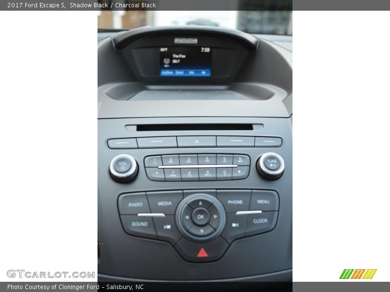 Shadow Black / Charcoal Black 2017 Ford Escape S