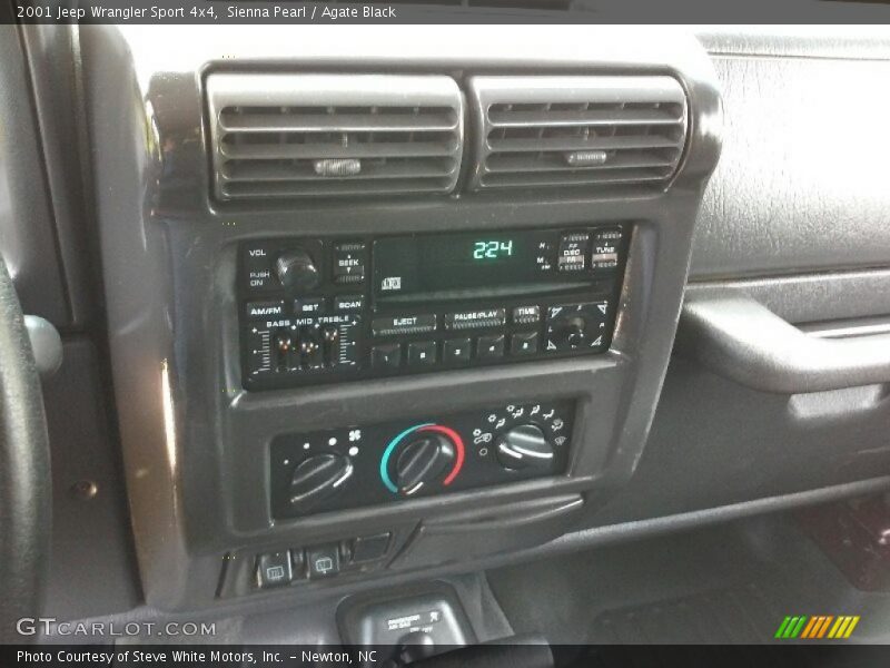 Sienna Pearl / Agate Black 2001 Jeep Wrangler Sport 4x4