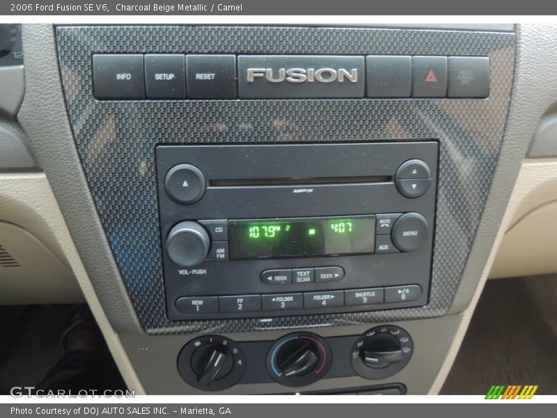 Charcoal Beige Metallic / Camel 2006 Ford Fusion SE V6