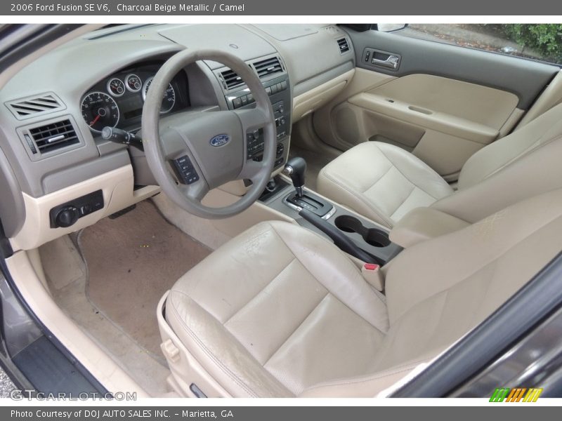 Charcoal Beige Metallic / Camel 2006 Ford Fusion SE V6