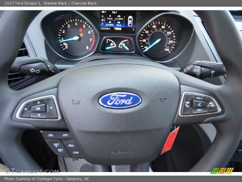 Shadow Black / Charcoal Black 2017 Ford Escape S