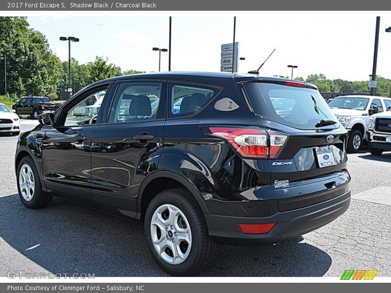 Shadow Black / Charcoal Black 2017 Ford Escape S