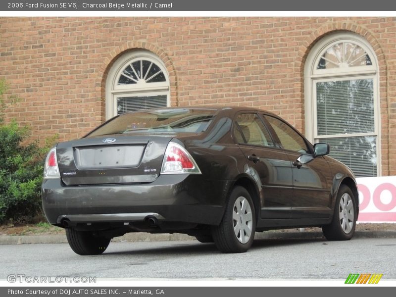 Charcoal Beige Metallic / Camel 2006 Ford Fusion SE V6