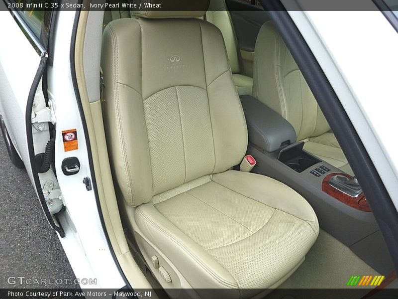 Ivory Pearl White / Wheat 2008 Infiniti G 35 x Sedan