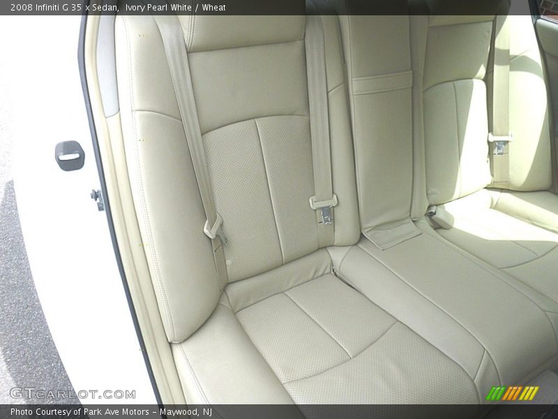 Ivory Pearl White / Wheat 2008 Infiniti G 35 x Sedan