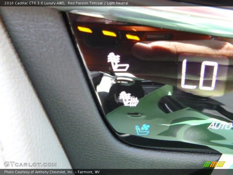 Red Passion Tintcoat / Light Neutral 2016 Cadillac CT6 3.6 Luxury AWD
