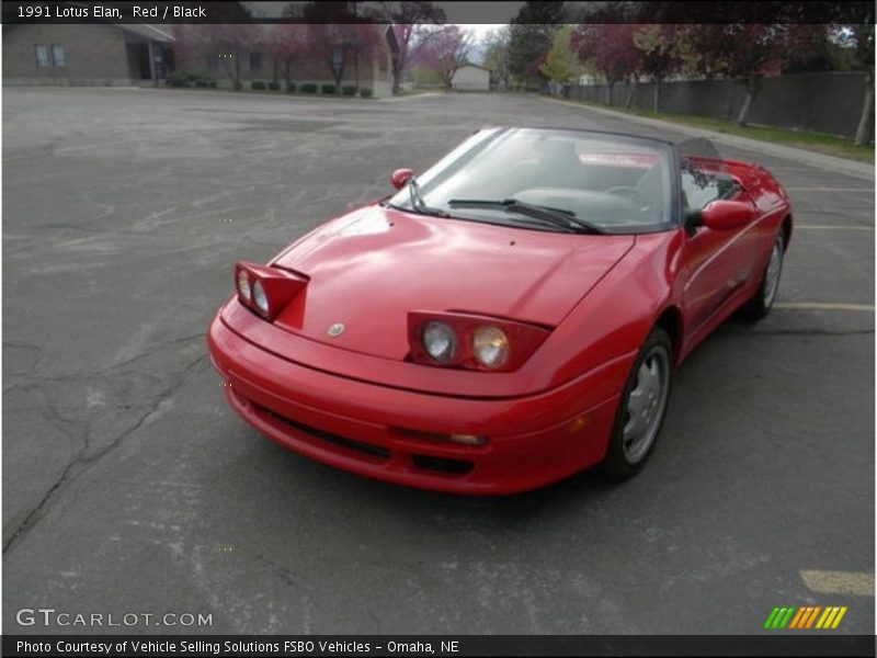 Red / Black 1991 Lotus Elan