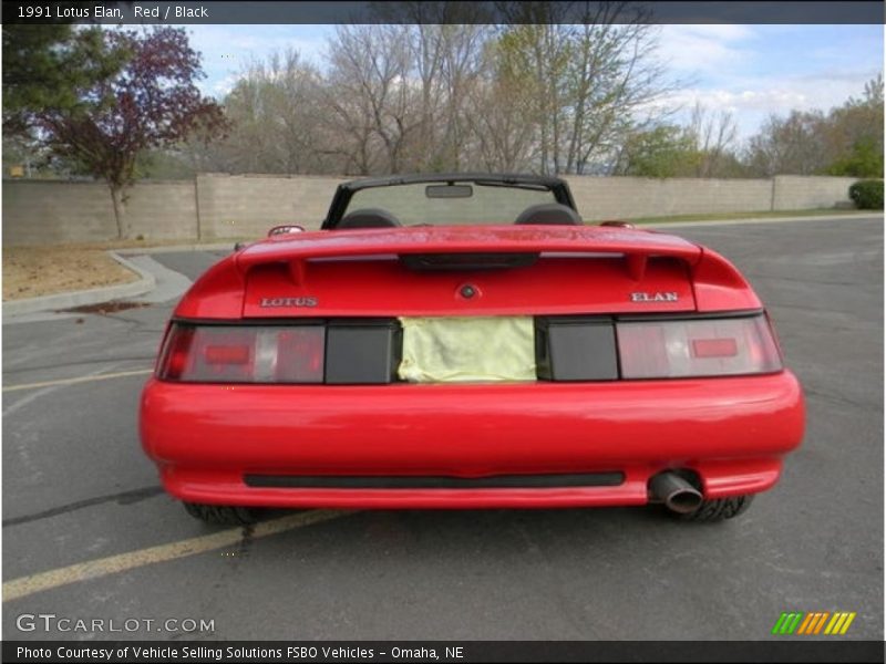 Red / Black 1991 Lotus Elan