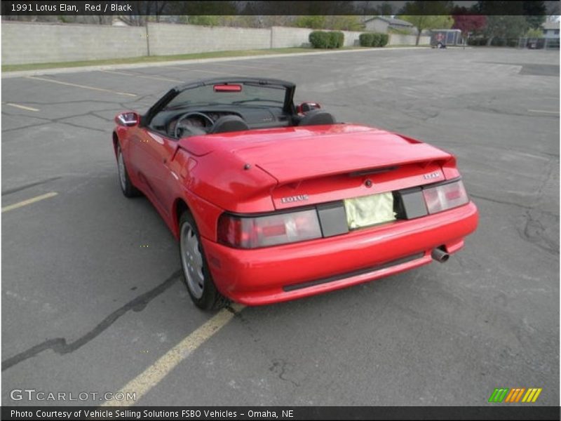 Red / Black 1991 Lotus Elan
