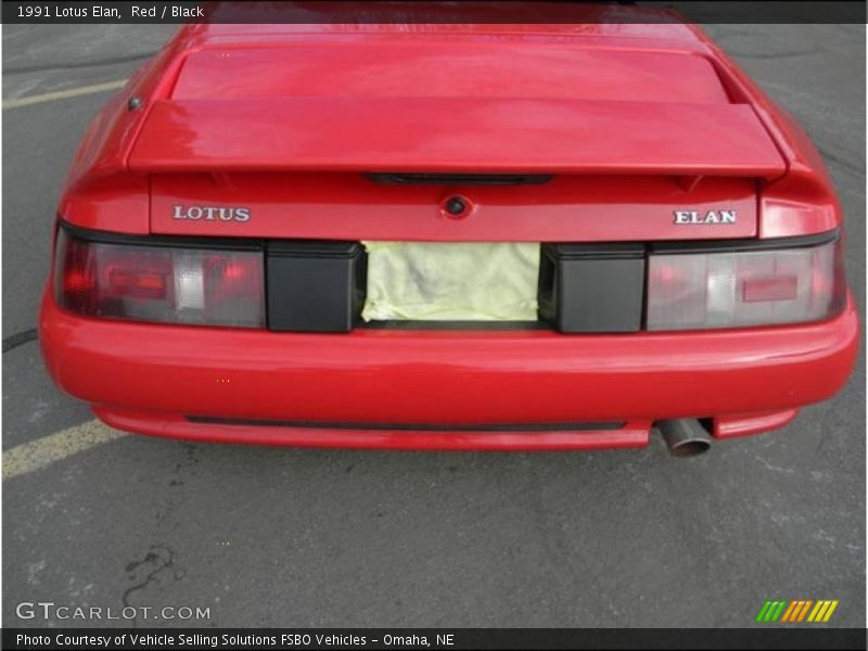 Red / Black 1991 Lotus Elan
