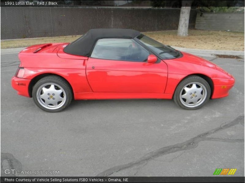 Red / Black 1991 Lotus Elan