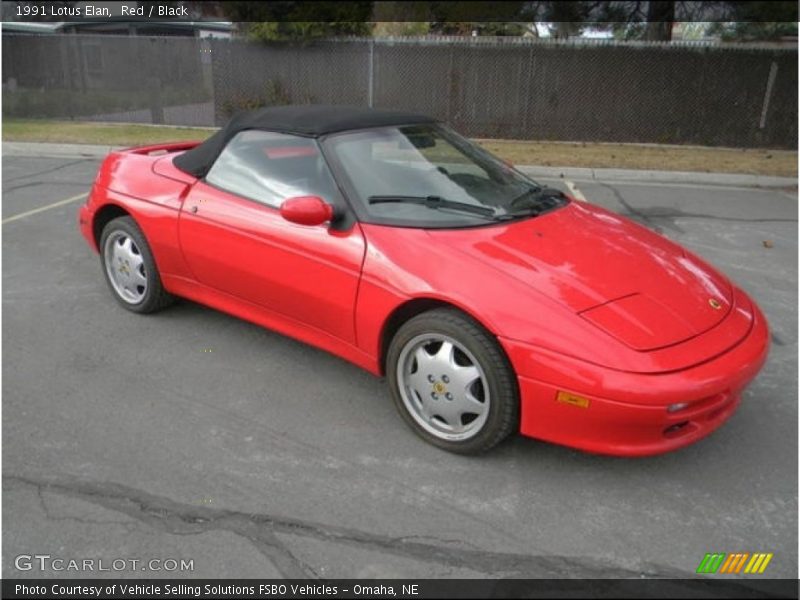 Red / Black 1991 Lotus Elan