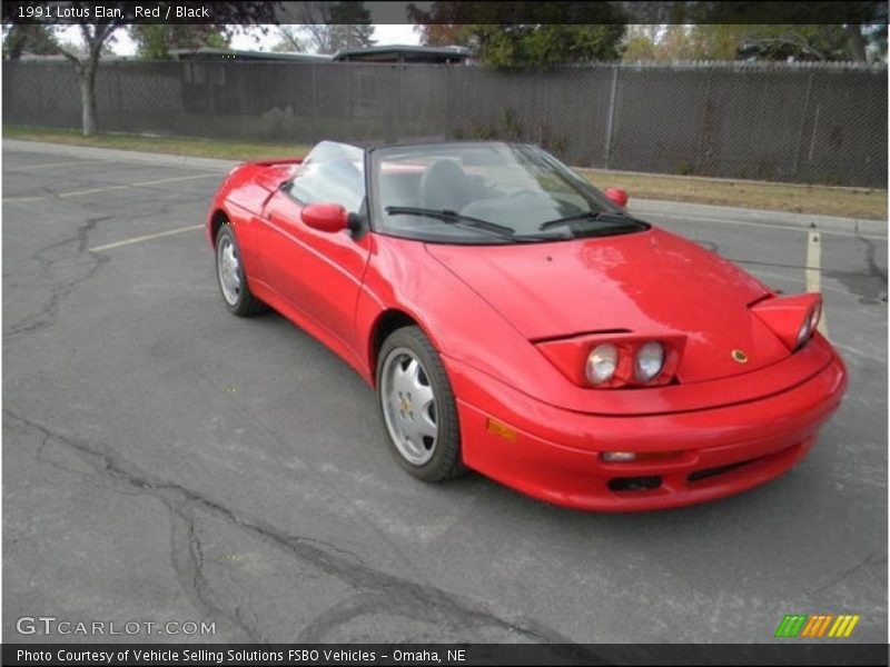 Red / Black 1991 Lotus Elan