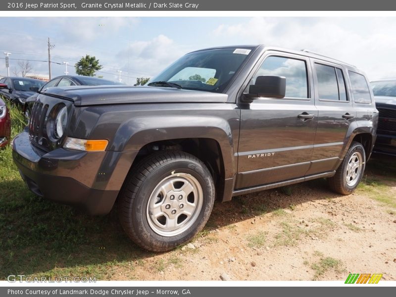 Granite Crystal Metallic / Dark Slate Gray 2016 Jeep Patriot Sport
