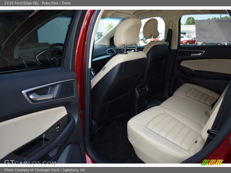 Ruby Red / Dune 2016 Ford Edge SEL