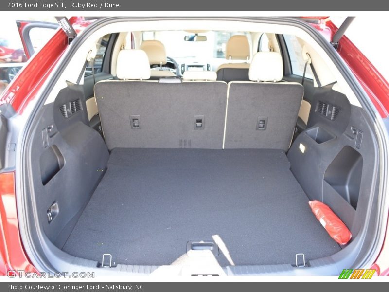 Ruby Red / Dune 2016 Ford Edge SEL