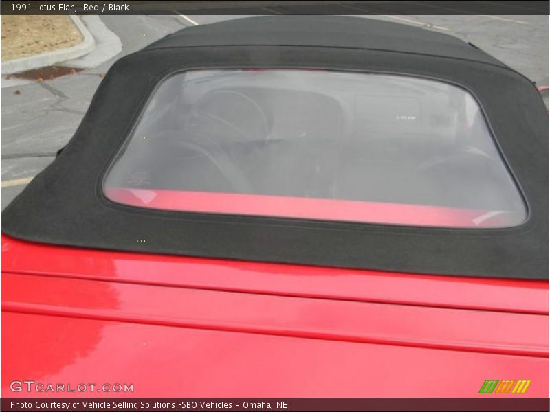 Red / Black 1991 Lotus Elan