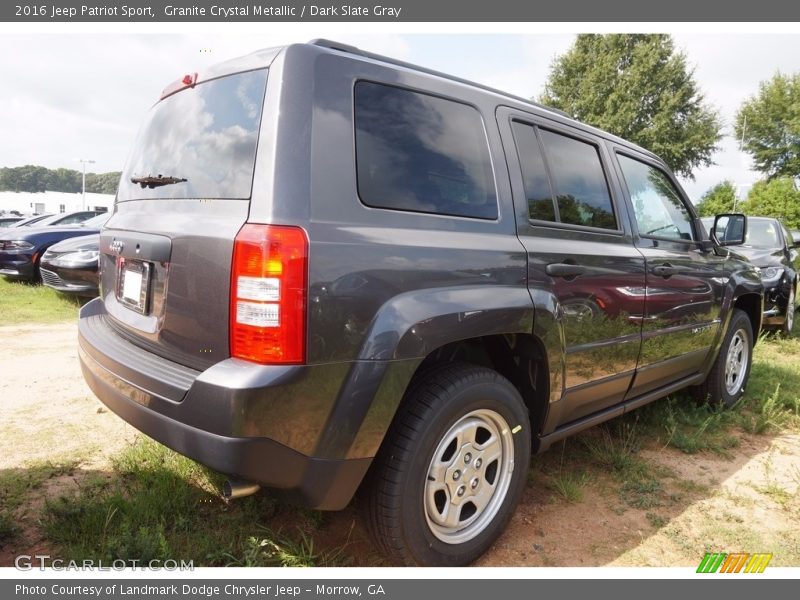 Granite Crystal Metallic / Dark Slate Gray 2016 Jeep Patriot Sport
