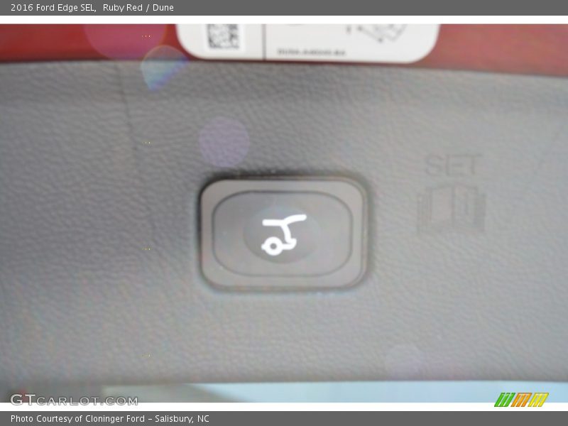 Ruby Red / Dune 2016 Ford Edge SEL