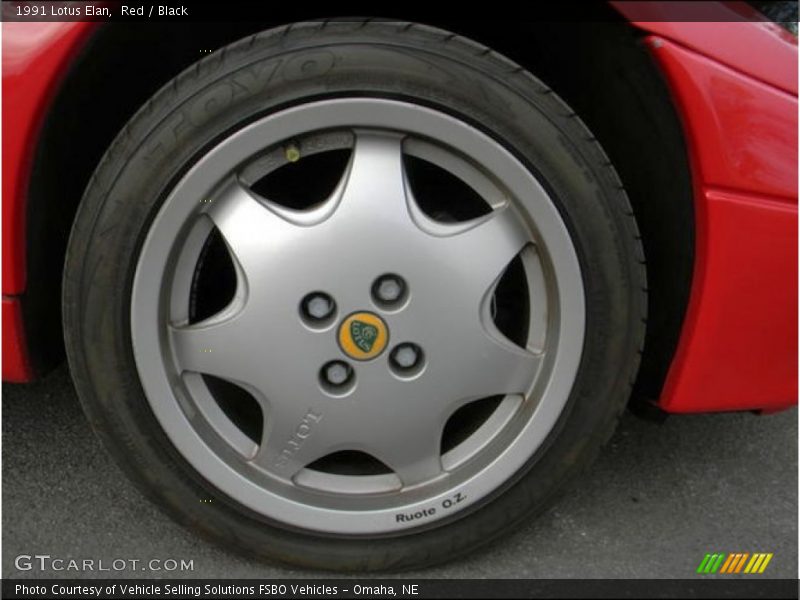 Red / Black 1991 Lotus Elan