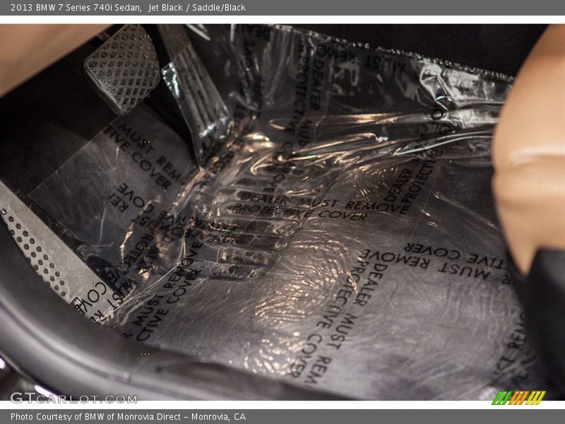 Jet Black / Saddle/Black 2013 BMW 7 Series 740i Sedan
