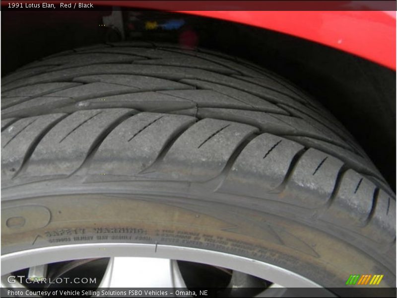 Red / Black 1991 Lotus Elan