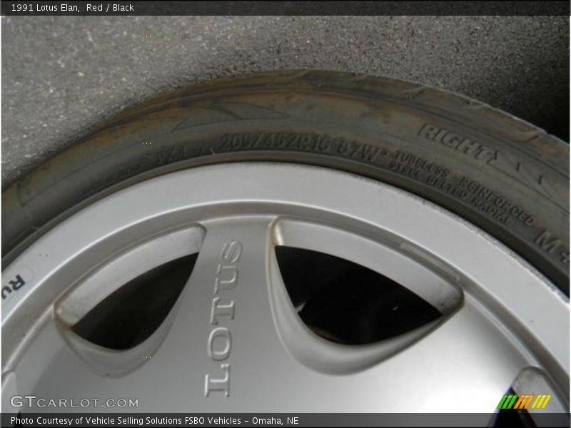 Red / Black 1991 Lotus Elan
