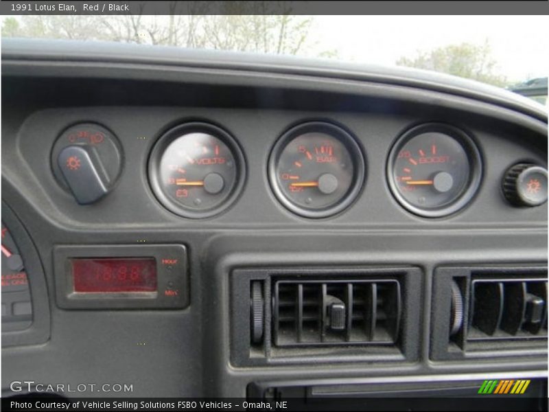 Red / Black 1991 Lotus Elan