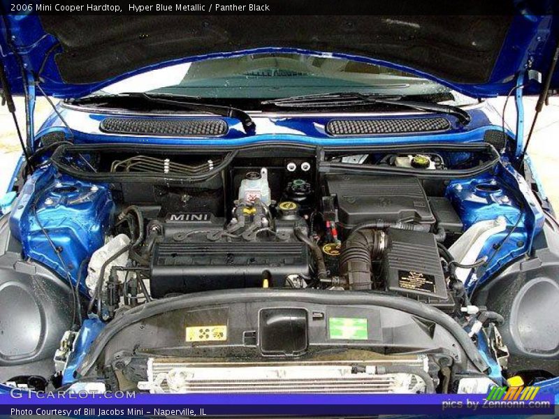Hyper Blue Metallic / Panther Black 2006 Mini Cooper Hardtop