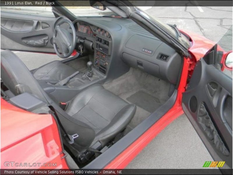 Red / Black 1991 Lotus Elan