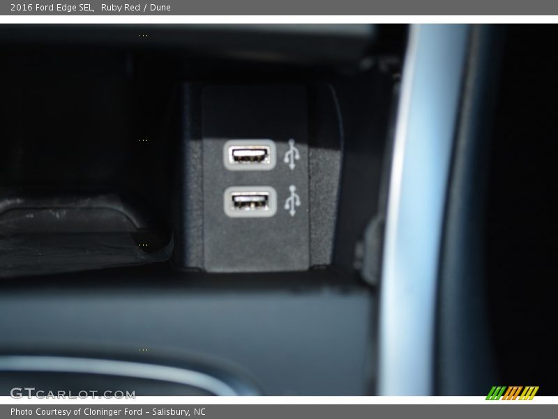 Ruby Red / Dune 2016 Ford Edge SEL
