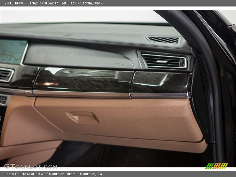 Jet Black / Saddle/Black 2013 BMW 7 Series 740i Sedan