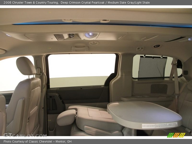 Deep Crimson Crystal Pearlcoat / Medium Slate Gray/Light Shale 2008 Chrysler Town & Country Touring