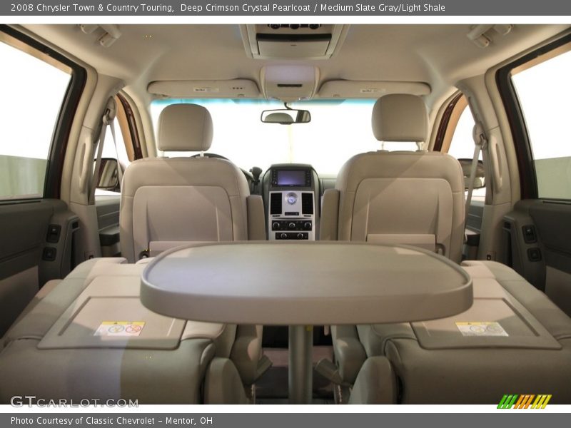 Deep Crimson Crystal Pearlcoat / Medium Slate Gray/Light Shale 2008 Chrysler Town & Country Touring