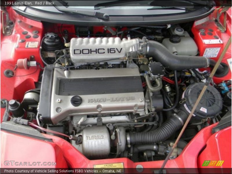Red / Black 1991 Lotus Elan