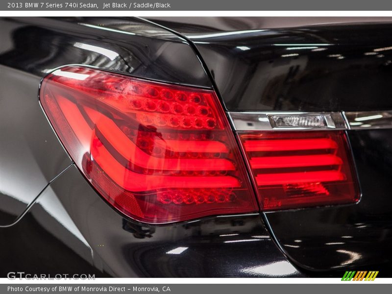 Jet Black / Saddle/Black 2013 BMW 7 Series 740i Sedan