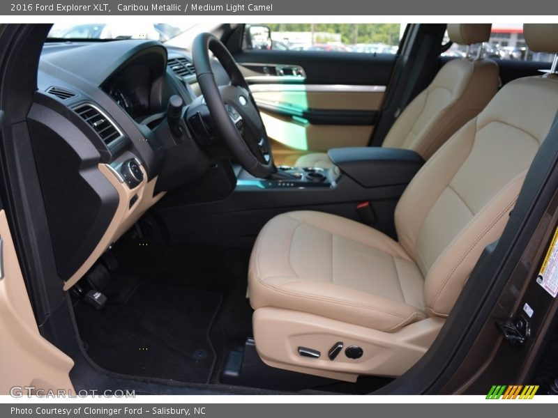 Caribou Metallic / Medium Light Camel 2016 Ford Explorer XLT