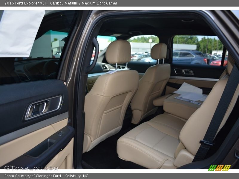 Caribou Metallic / Medium Light Camel 2016 Ford Explorer XLT