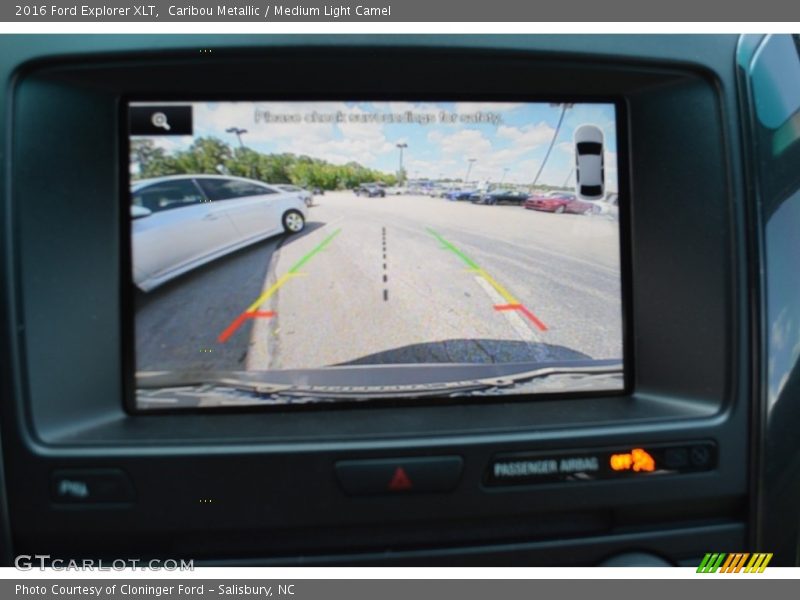 Caribou Metallic / Medium Light Camel 2016 Ford Explorer XLT